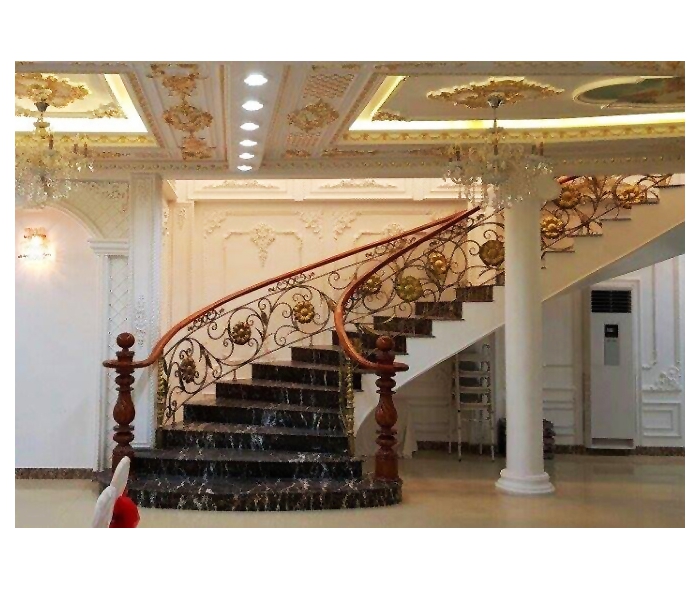 Cầu thang sắt nghệ thuật Châu Âu MDSCA14